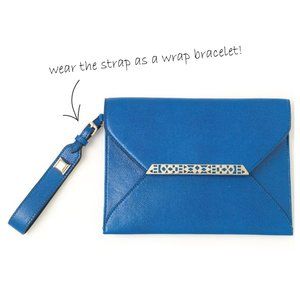 Stella & Dot AVALON Bracelet Clutch in Royal Blue, NWOT